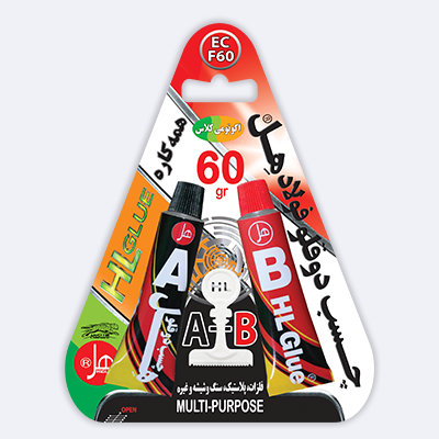 چسب دوقلو فولاد(Ec-f60)هل
