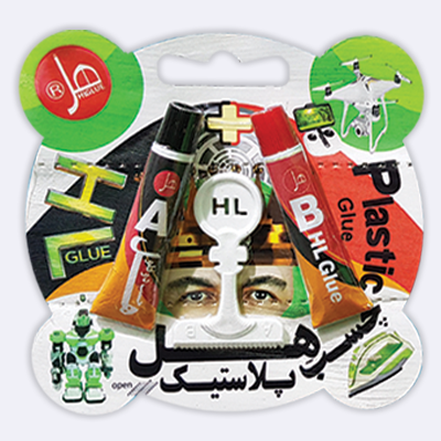 چسب دوقلو پلاستیک هل (EC-PL14)